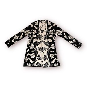 Chico’s Floral Cardigan Size 1 (Medium)